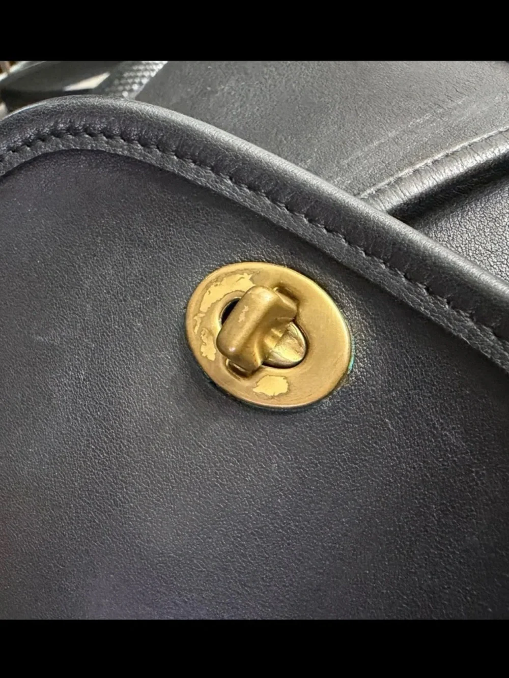 Coach Vintage Mini Leather Backpack in Black - Picture 3 of 8